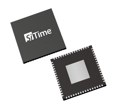 单片MEMS抖动清洁器整合MEMS谐振器，多个时钟芯片和振荡器到一个单一的9 x 9毫米64针设备